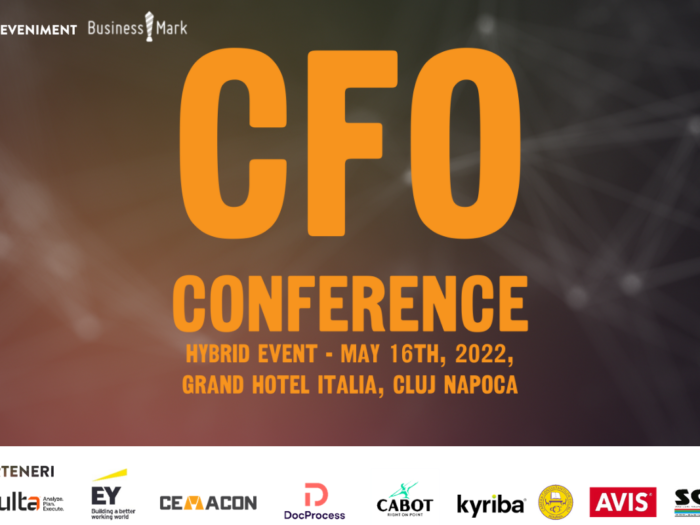 CFO Conference Cluj-Napoca, 16 mai 2022 - eveniment hibrid