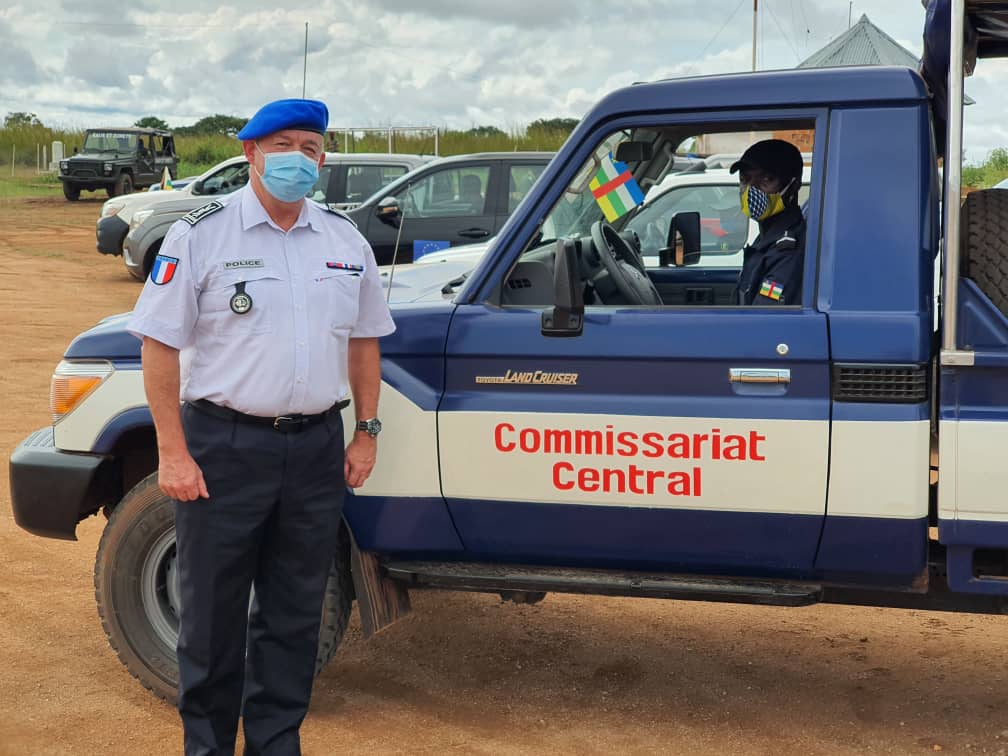 Romanii de la Safefleet monitorizeaza masinile blindate din Rep. Centrafricana